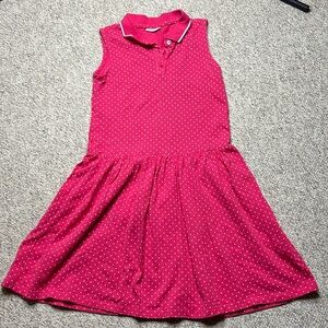 LC Waikiki Pink Polka Dot Jersey Dress
